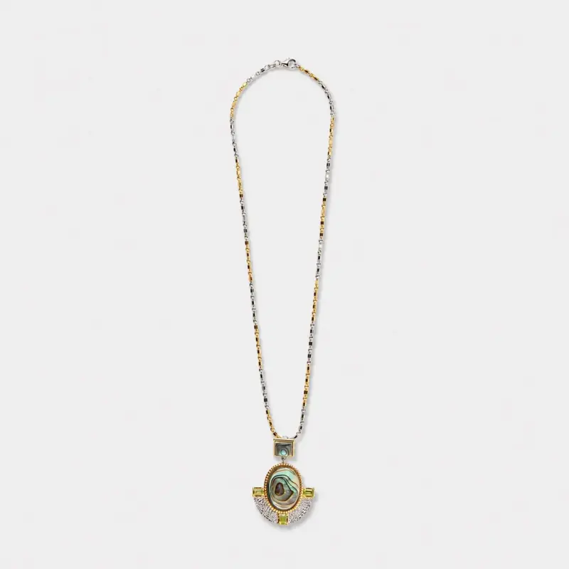 onda-lenta-abalone-shell-two-tone-pendant-necklace